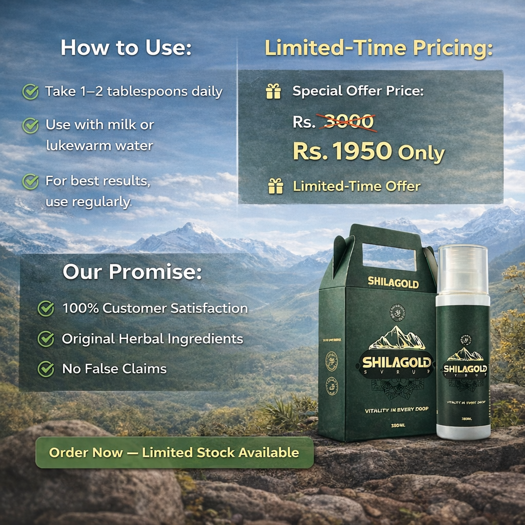 ShilaGold – Pure Shilajit & Honey Oral